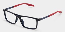Active Blue Red Rectangle Glasses3