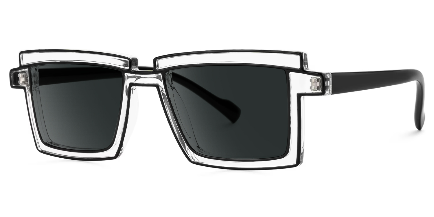 ZEELOOL Zephyr Rectangle Crystal Glasses