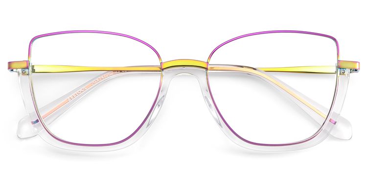 Coleman Square Iridescent Glasses