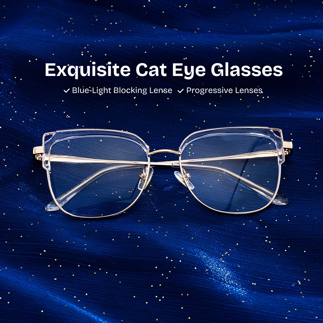 Samson Crystal Square Glasses With Adjustable Nose Pads Design0