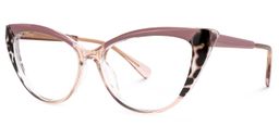 Sawida Cateye Two-Tone Glasses1