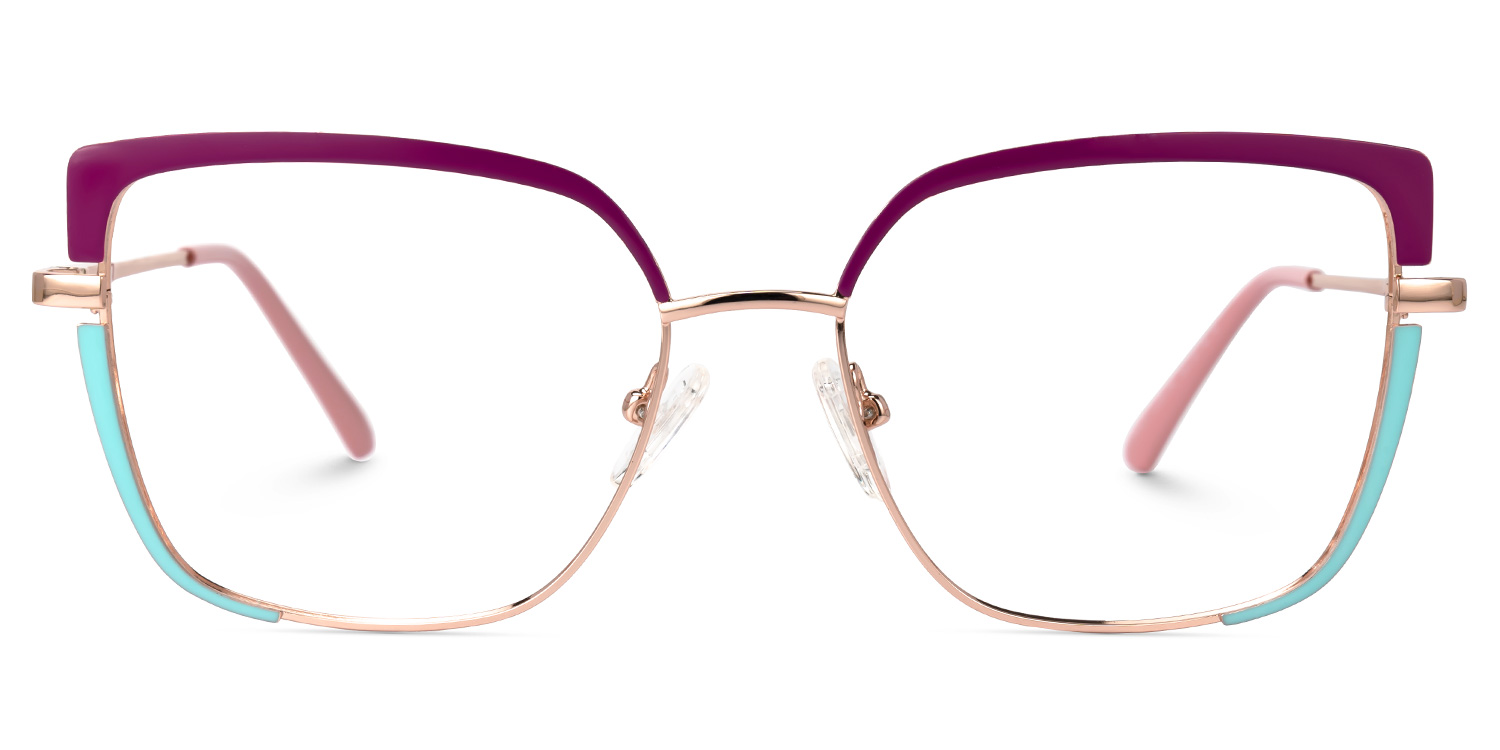 Grasso Square Two-Tone Glasses0