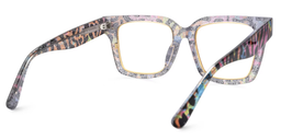 Taylor Leopard Print Square Glasses3