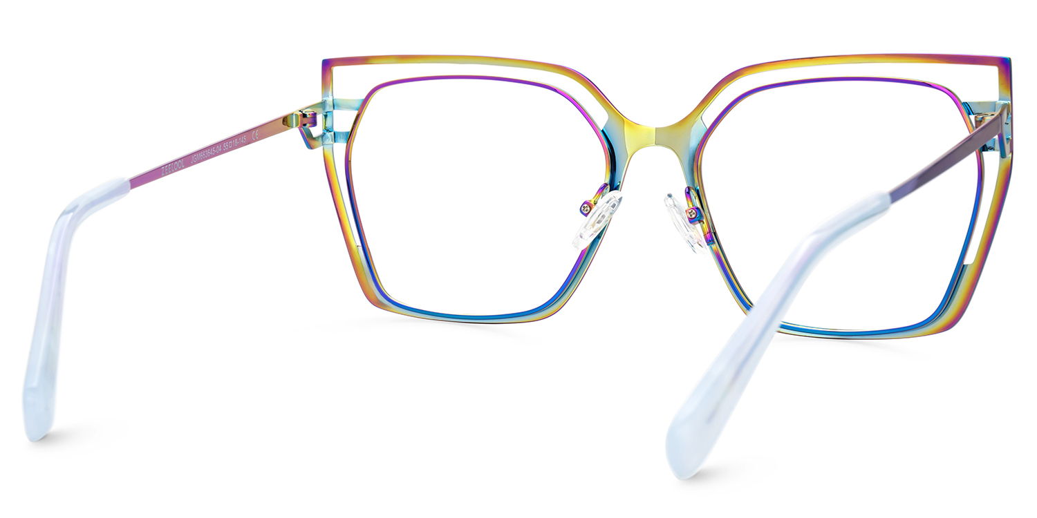 Quinn Geometric Iridescent Glasses3