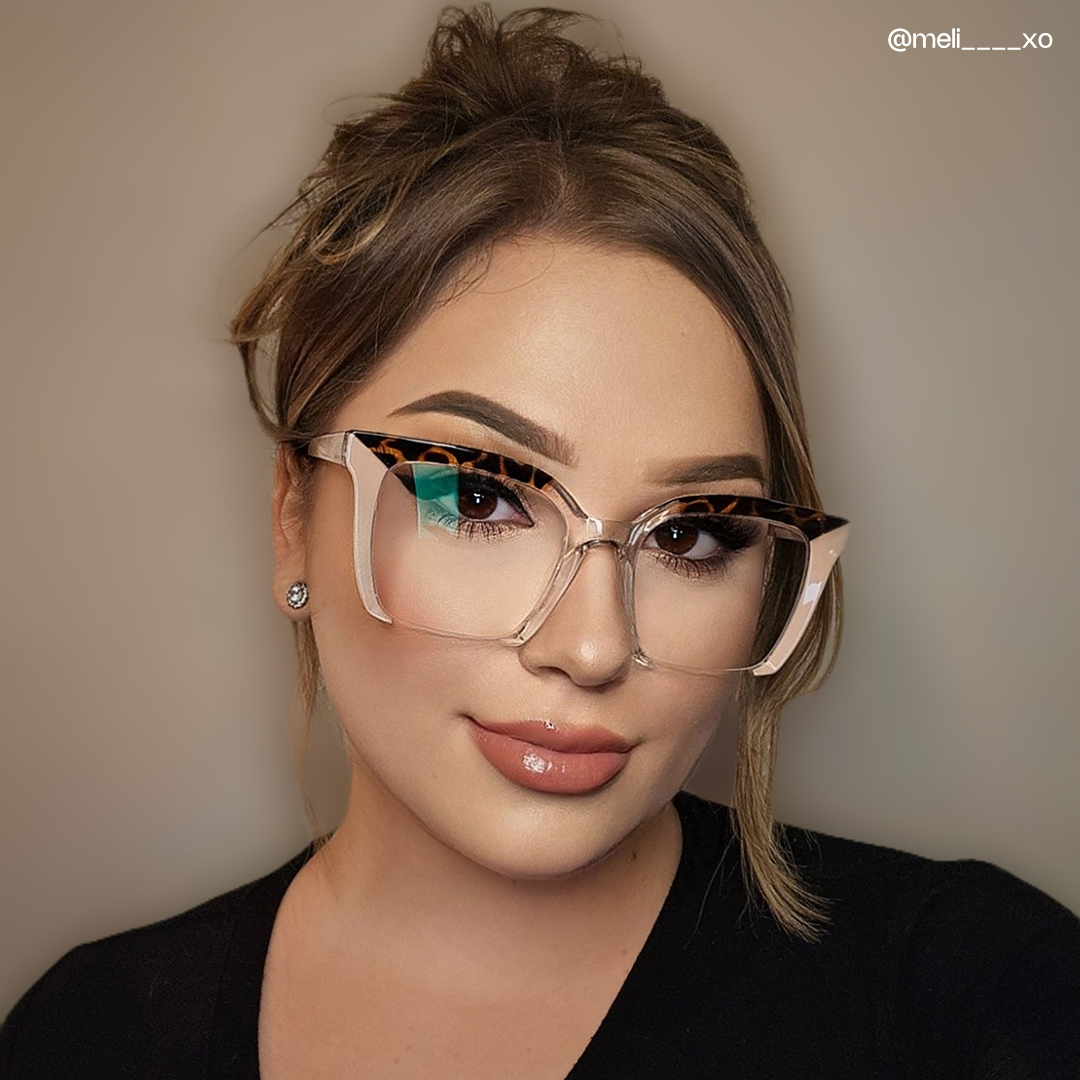 Misty Square Pink Glasses