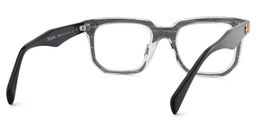 Keylin Rectangle Black Glasses5