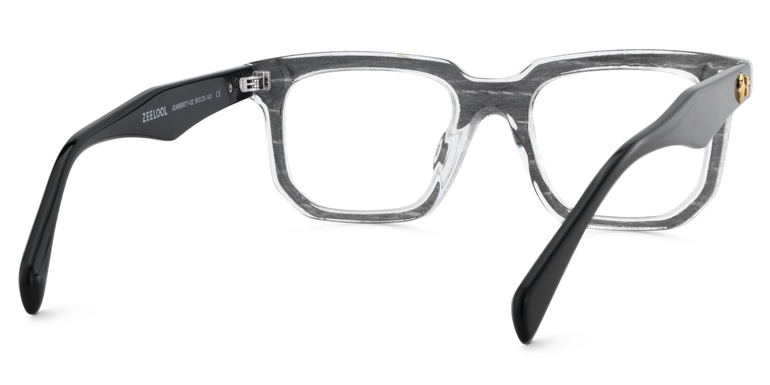 Matte Black Men's Eyeglasses5