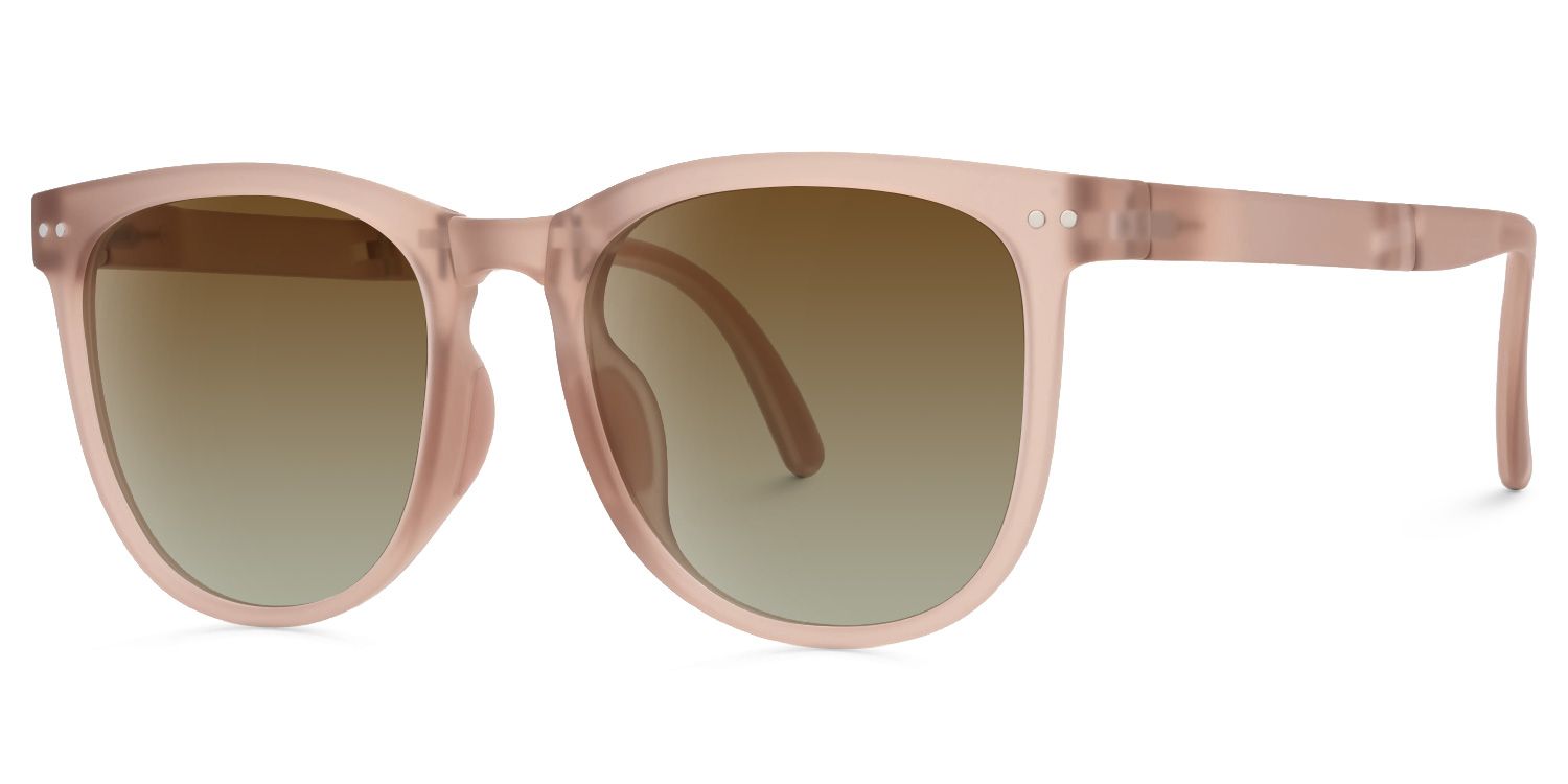 Lindzy TR90 Pink Frame Sunglasses with Square Shape | ZEELOOL UK2