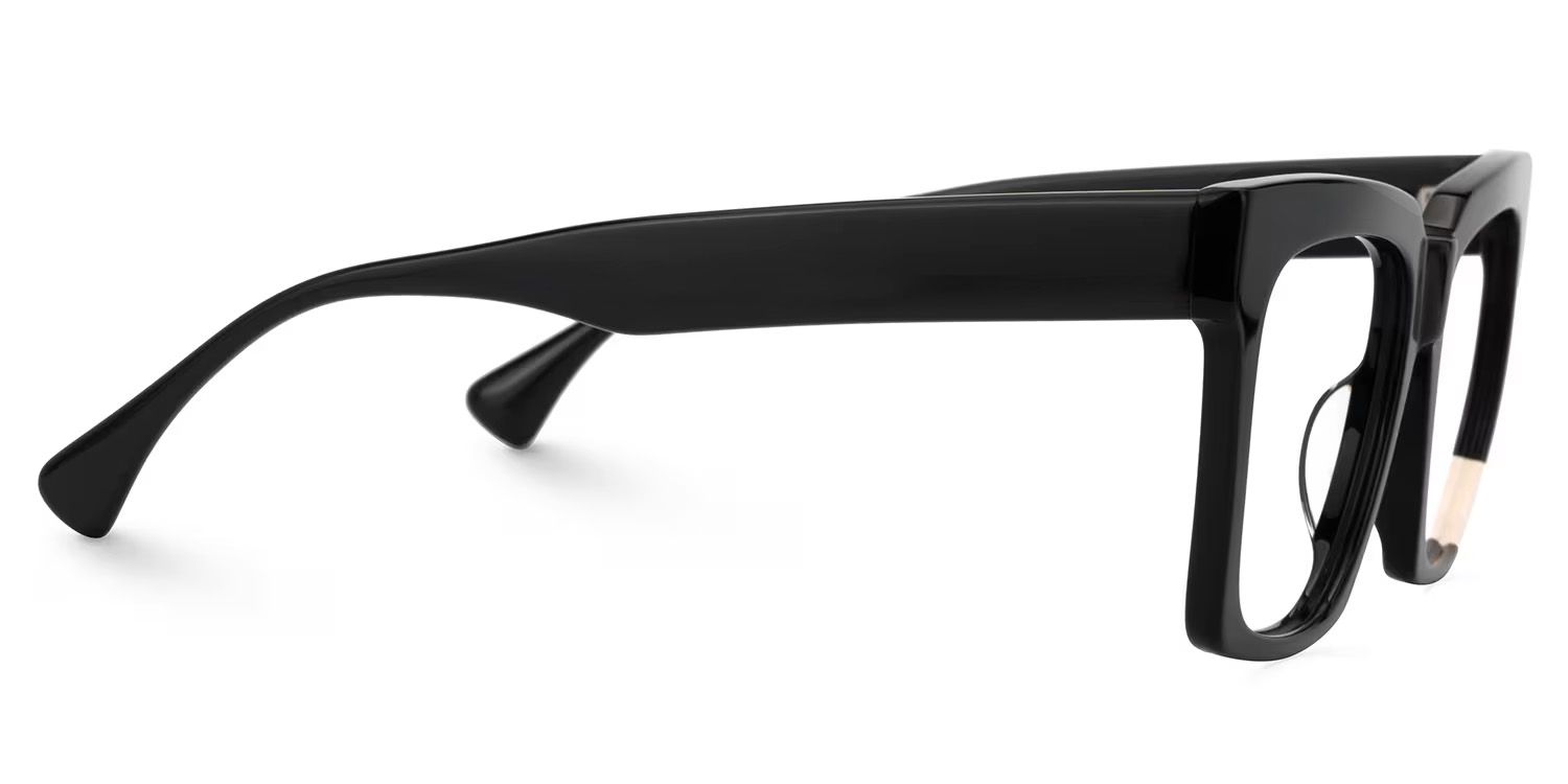 Barrios Square Black Glasses | ZEELOOL UK3