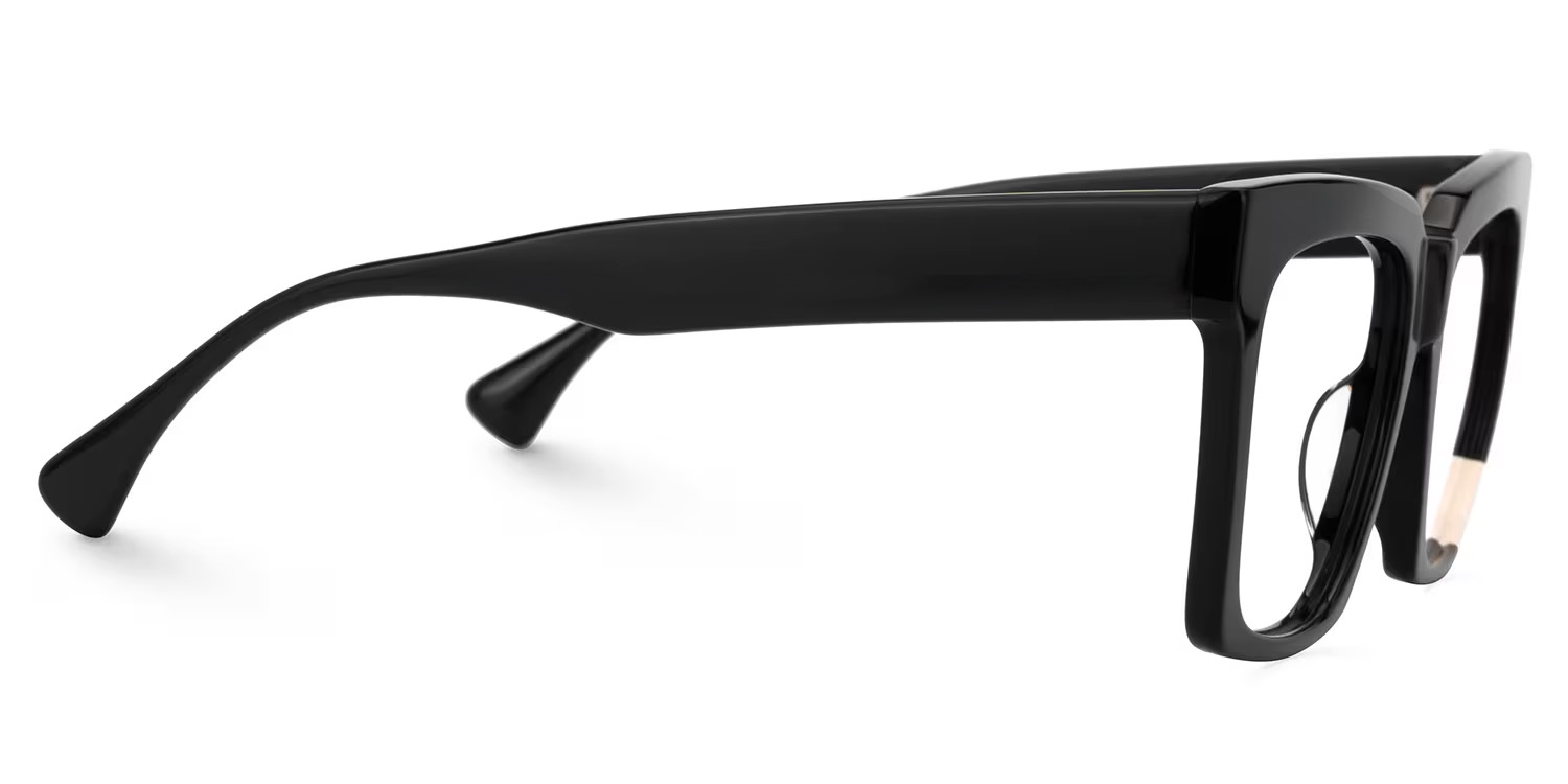 Barrios Square Black Glasses | ZEELOOL UK3