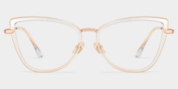 Sloane Cat-Eye Clear Glasses0