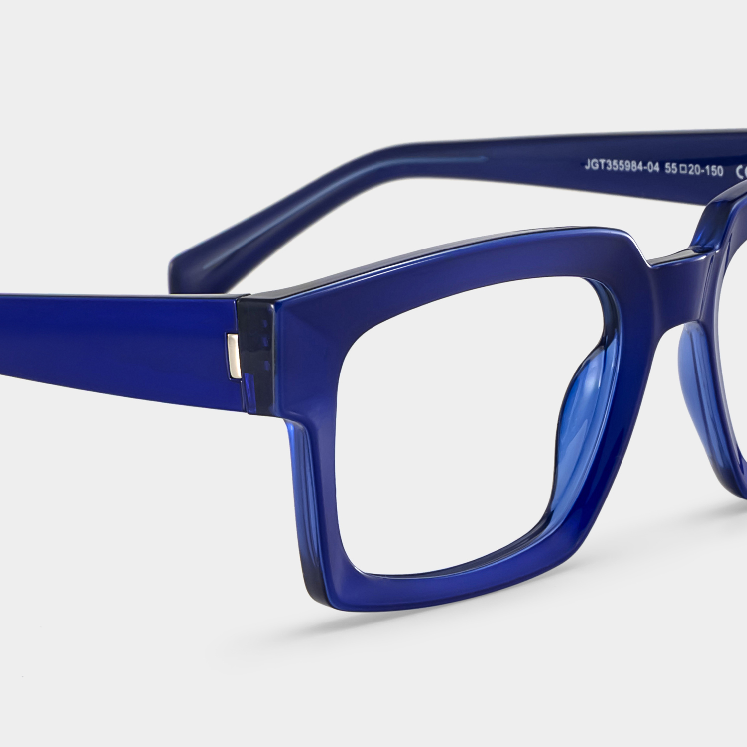 Amadeo Rectangle Blue Glasses5
