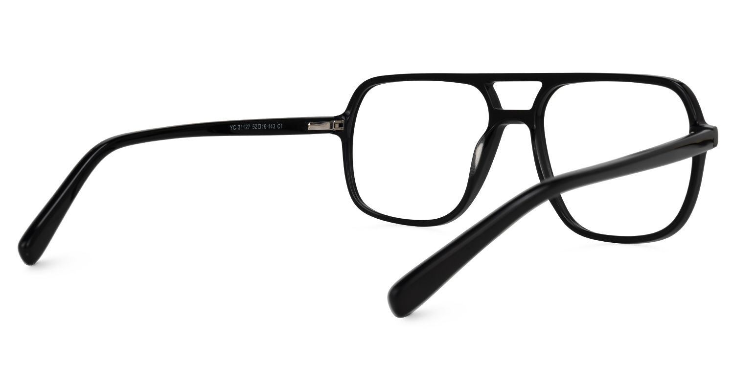 Aviator Moud Black Glasses deals -Zeelool Glasses3