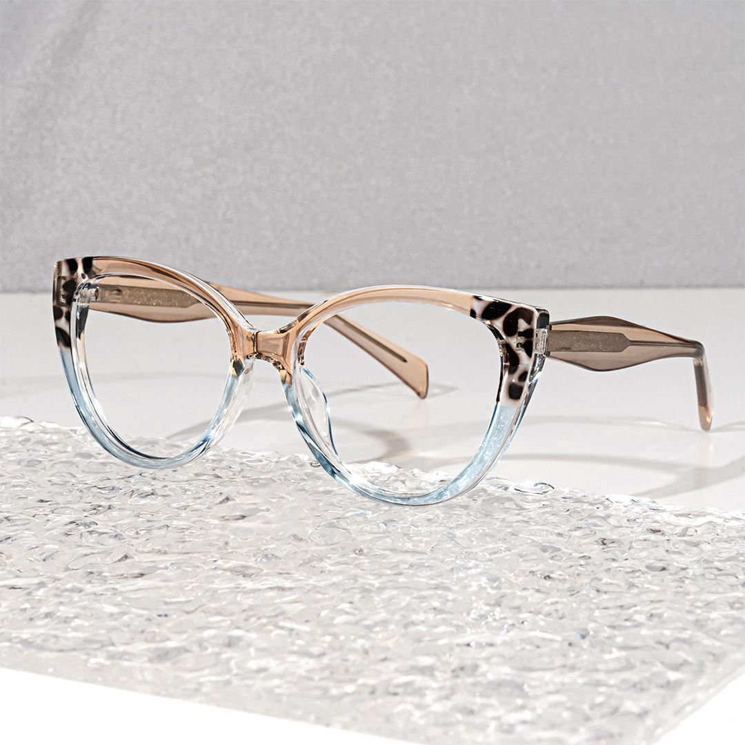 Cateye Narine Multicolor Frame Glasses Deals | ZEELOOL UK4