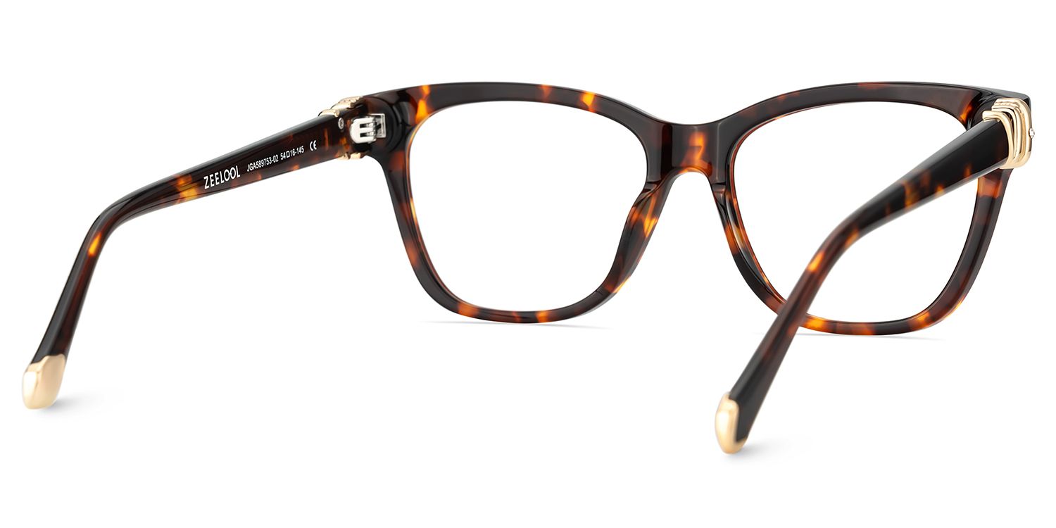 Square Tortoise Eyeglasses- Julian Acetate Frame Glasses5