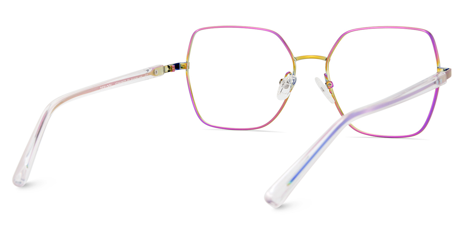 Iridescent Glasses For Women With Transparent Temples5