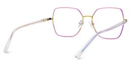 Billie Geometric Iridescent Glasses5