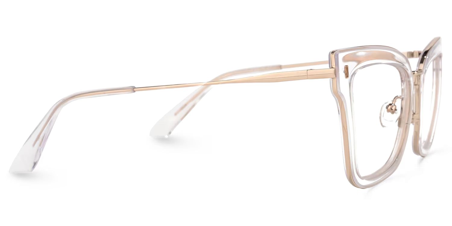 Tashawna Cateye Clear Glasses | ZEELOOL UK2