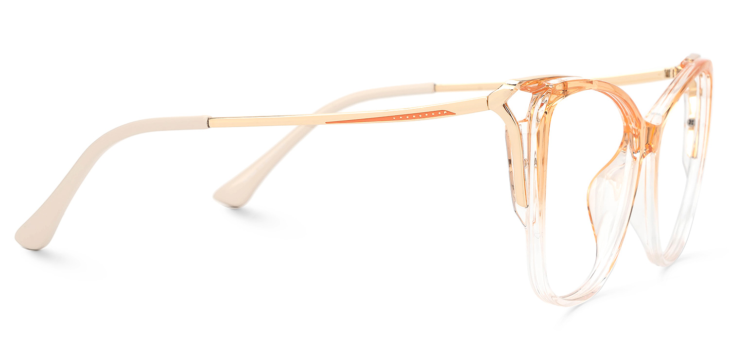 Alana TR90 Butterfly Orange Frame Glasses | ZEELOOL UK2