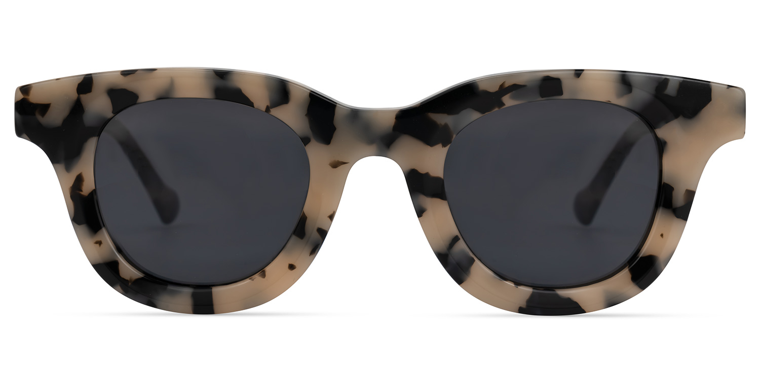 Tyroshia Round Tortoise Sunglasses0