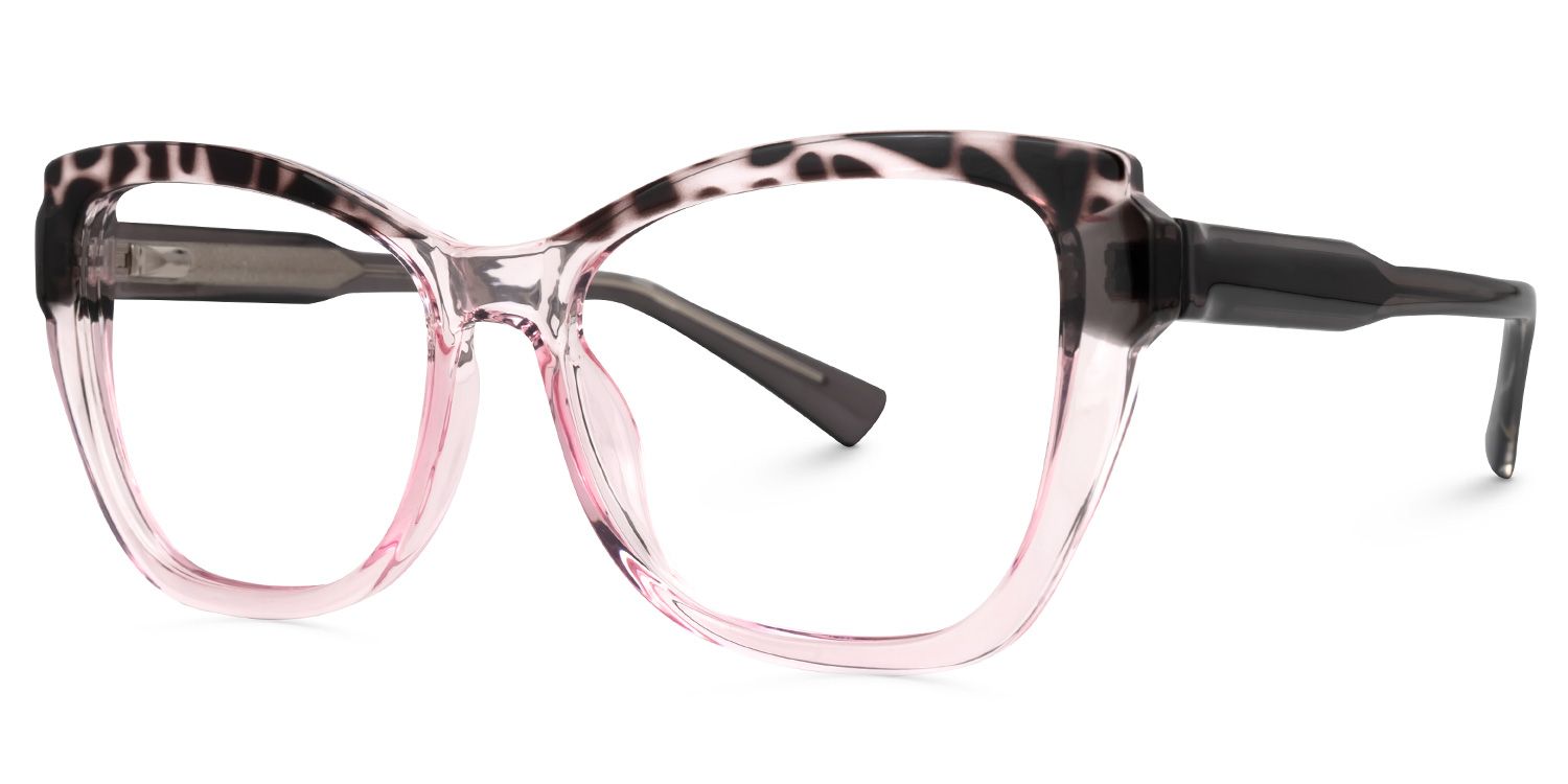 Geometric Ratcliff Pink Glasses deals -Zeelool Glasses1