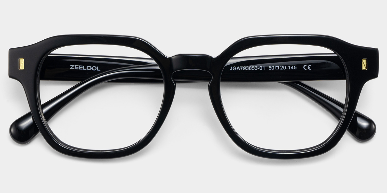 Hope Round Black Glasses2