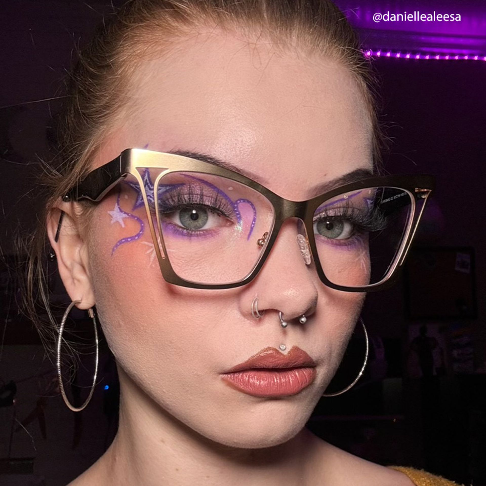 Adarsh Cateye Gold Glasses | ZEELOOL UK4