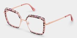 Cordaro Square Pink-Leopard Glasses2