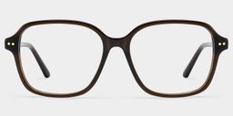Clementine Brown Square Glasses1