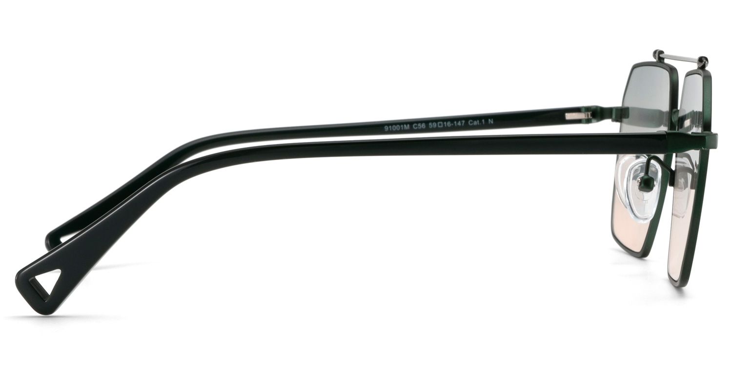 Casablanca Green Aviator Sunglasses Online | ZEELOOL UK3