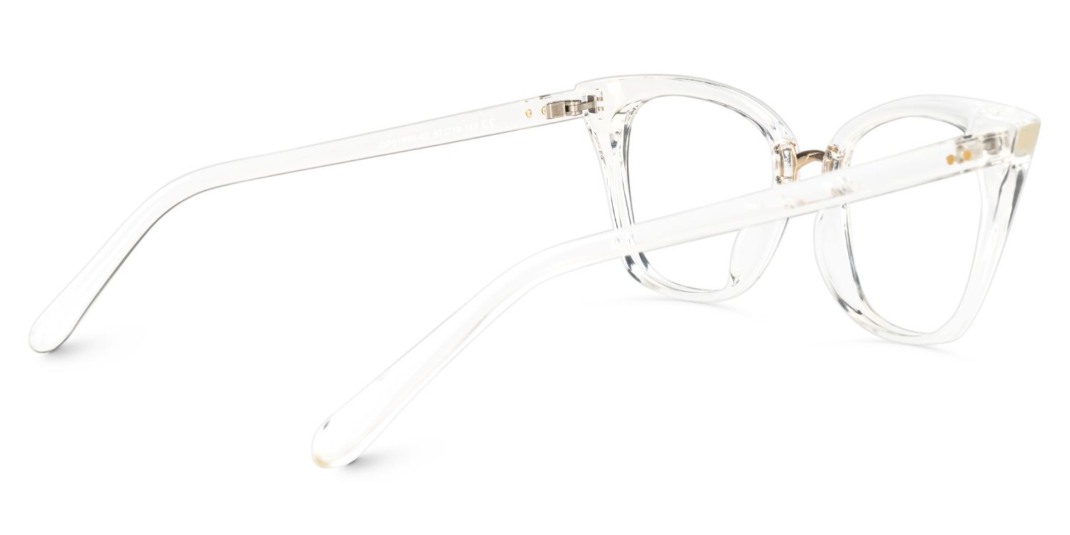 Chandrikar Cat Eye Clear Frame Glasses | ZEELOOL UK3