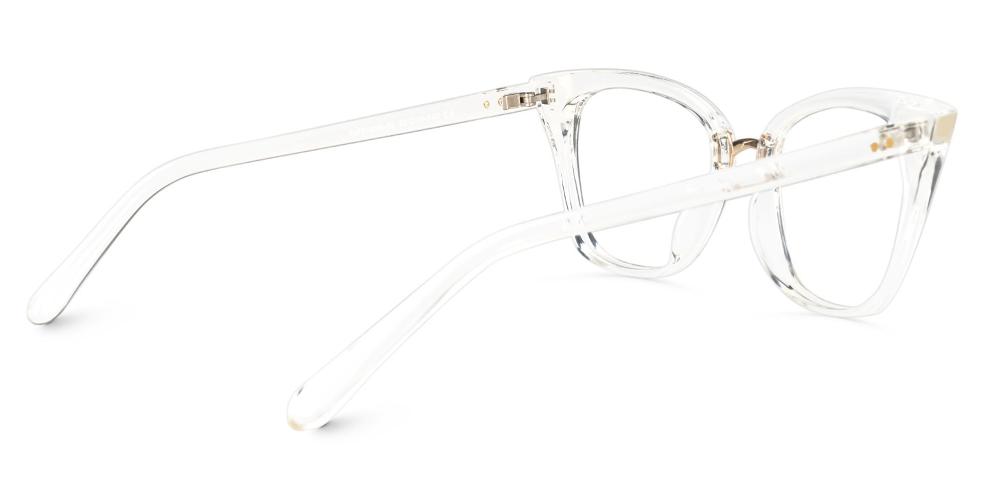 Chandrikar Cat Eye Clear Frame Glasses | ZEELOOL UK3