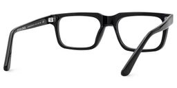 Larsen Rectangle Black Glasses4