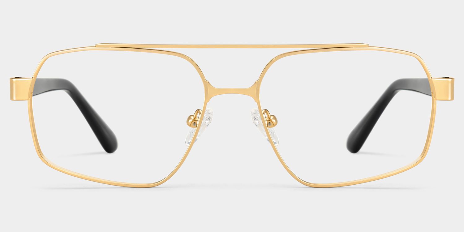 Sterling Eyeglasses in Aviator Gold Frame | ZEELOOL UK1