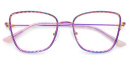 Solimar Iridescent Square Glasses2