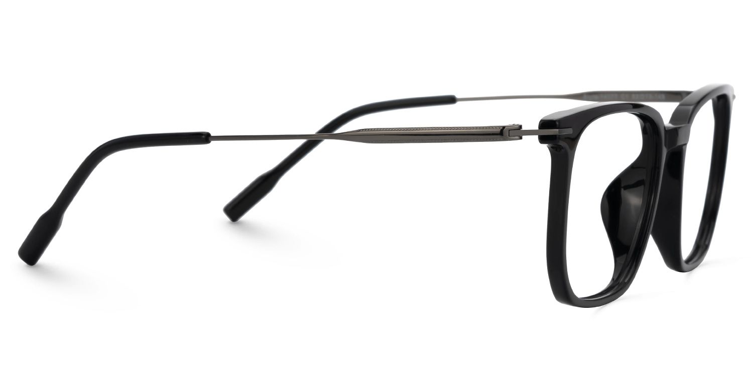 Varlox Black Rectangle Frame Glasses Online | ZEELOOL UK2