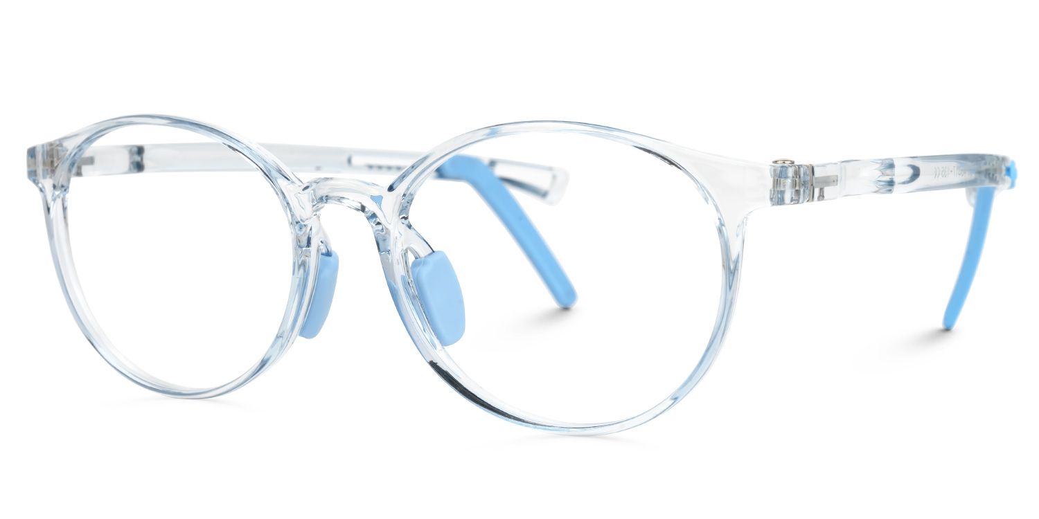 Kid Round Hiss Glasses with Cute Style -Zeelool1
