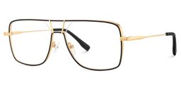 Bowdry Aviator Black Glasses3