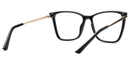 Tricee Square Black Glasses5
