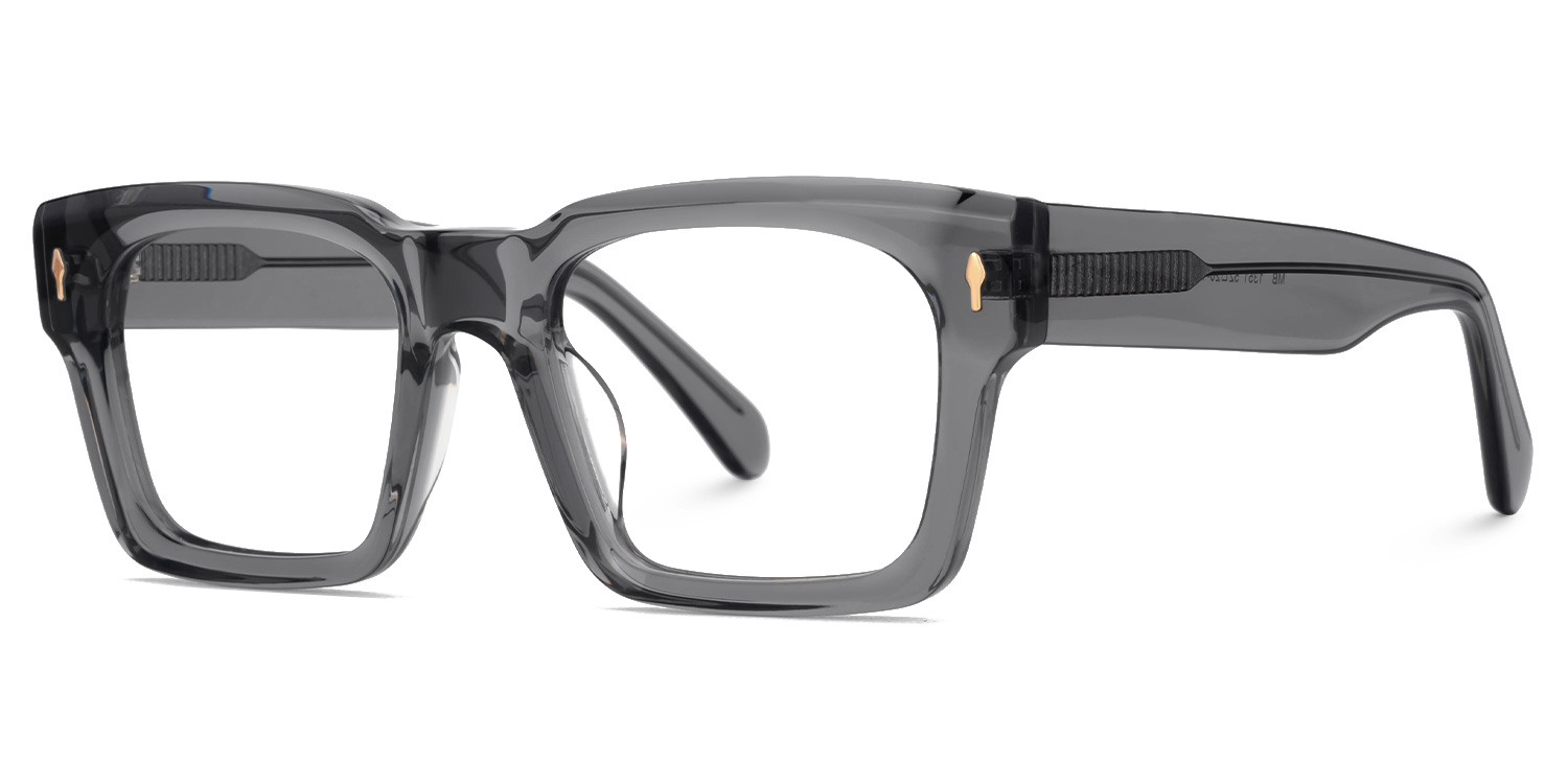 Herman Rectangle Gray Glasses1