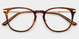 Laura Square Tortoise Glasses2