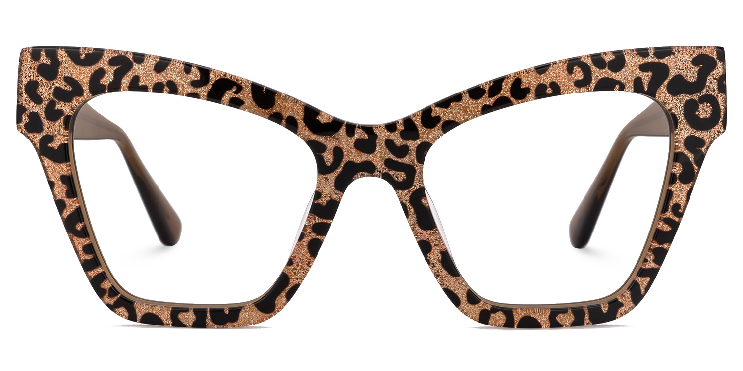 Ansyah Cateye Leopard Glasses good-img