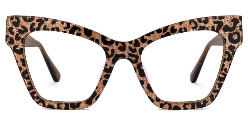 Ansyah Cateye Leopard Glasses