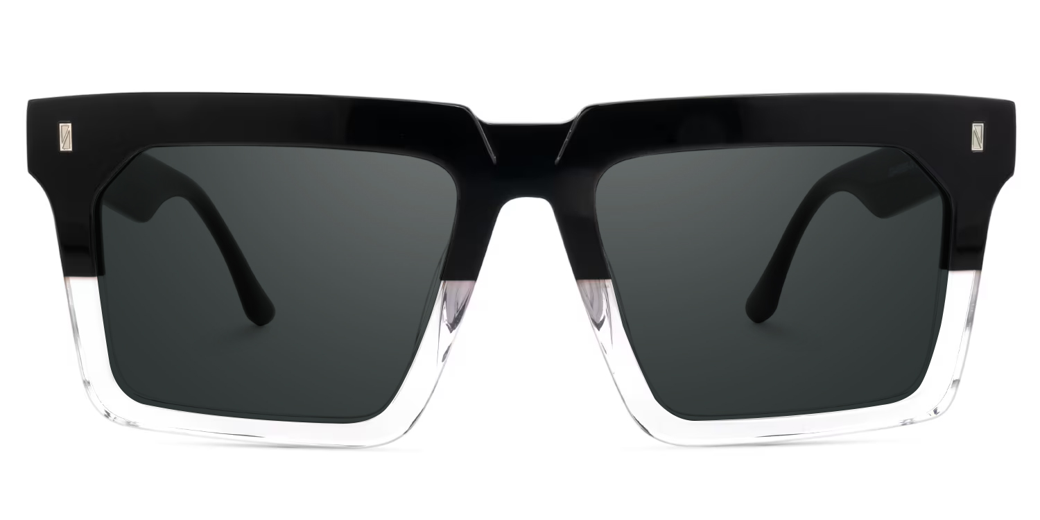 Moreland Rectangle Two-Tone Glasses