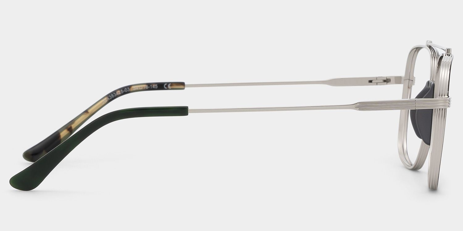 Poppy Black Aviator Eyeglasses | Simple Varsity Look3