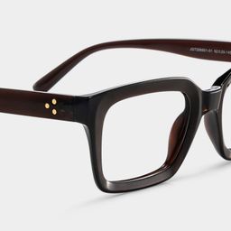 Marley Brown Rectangle Glasses4