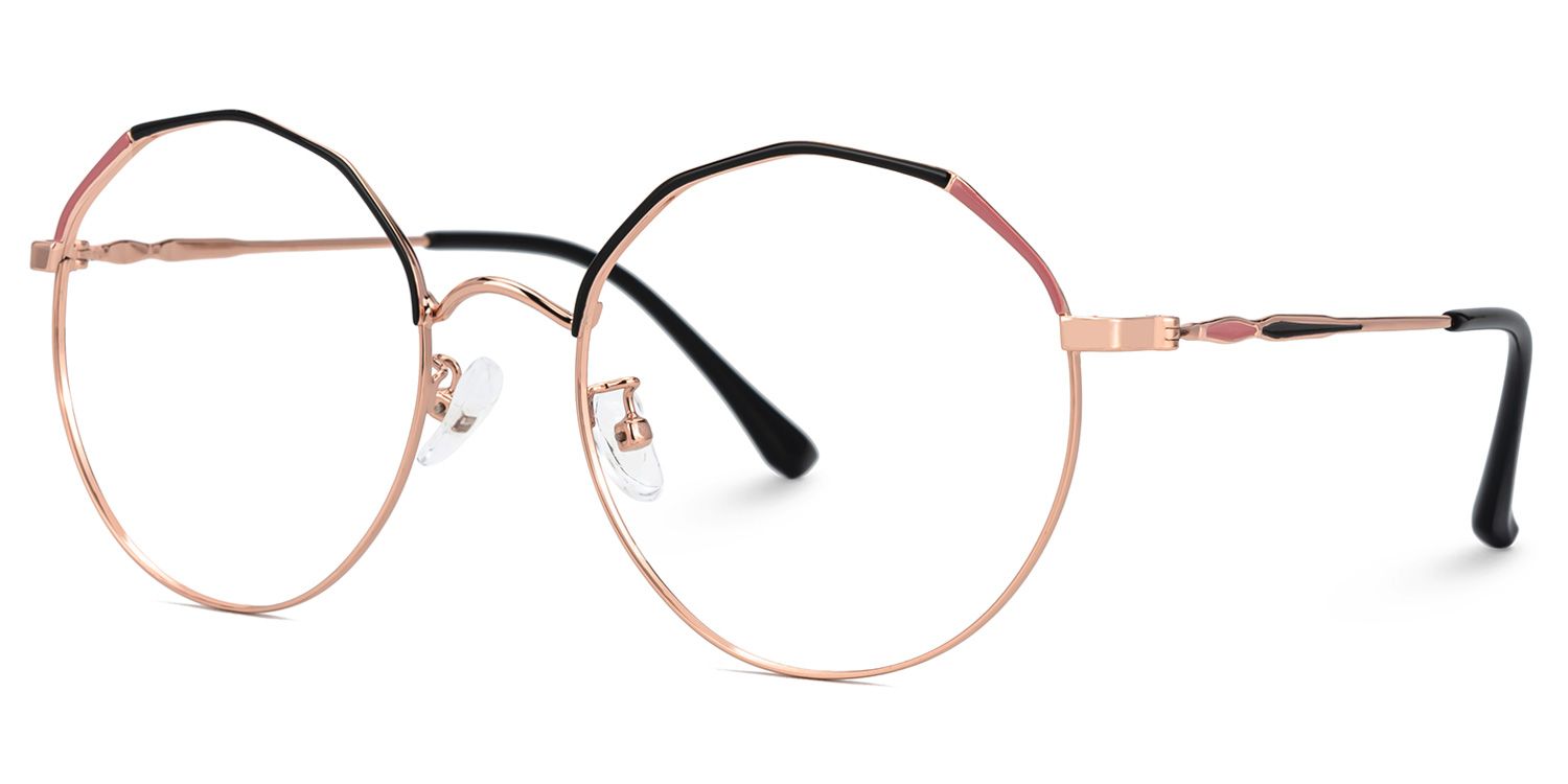 Cummins Two-Tone Thin Frame Eyeglasses | ZEELOOL UK1