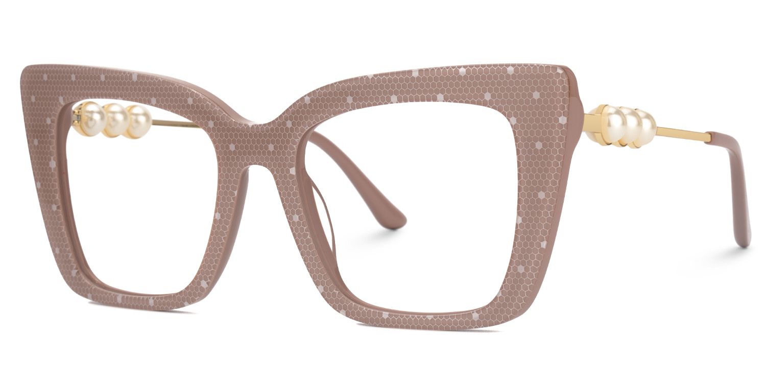 Monalisa Thick Brown Glasses in Square Design | ZEELOOL UK3