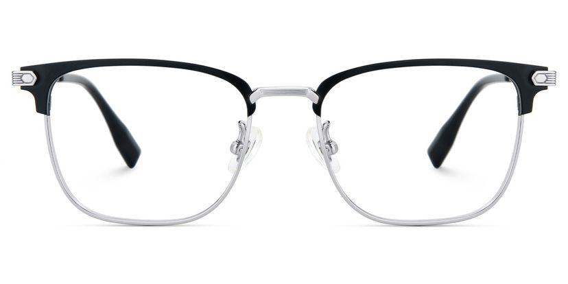 Barrett Browline Silver Glasses