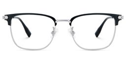 Barrett Browline Silver Glasses1